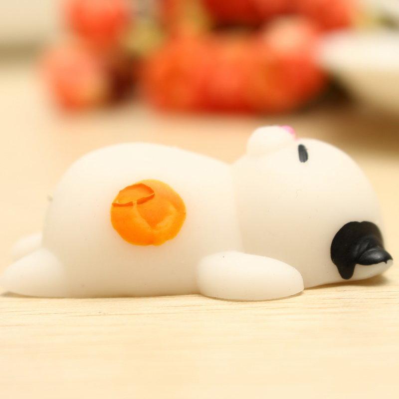 Orange Cat Squeeze Toy for Stress Relief and Fun